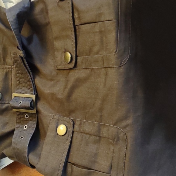 Willi Smith Brown Short Sleeved Dress Size 4 - Picture 6 of 7